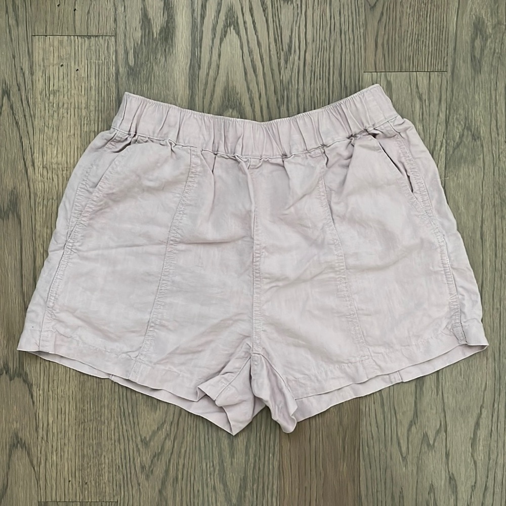 Madewell Linen Easy Pull-on Shorts - Picture 2 of 6